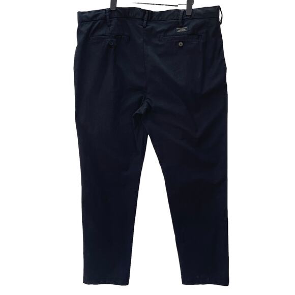 Banana Republic Live-In Slim Fit Chino Pants Men's 38X30 Black Khaki Pants - Picture 1 of 6